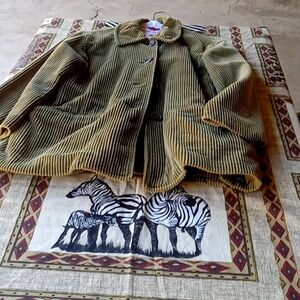 DARK GREEN JCREW CORDUROY JACKET